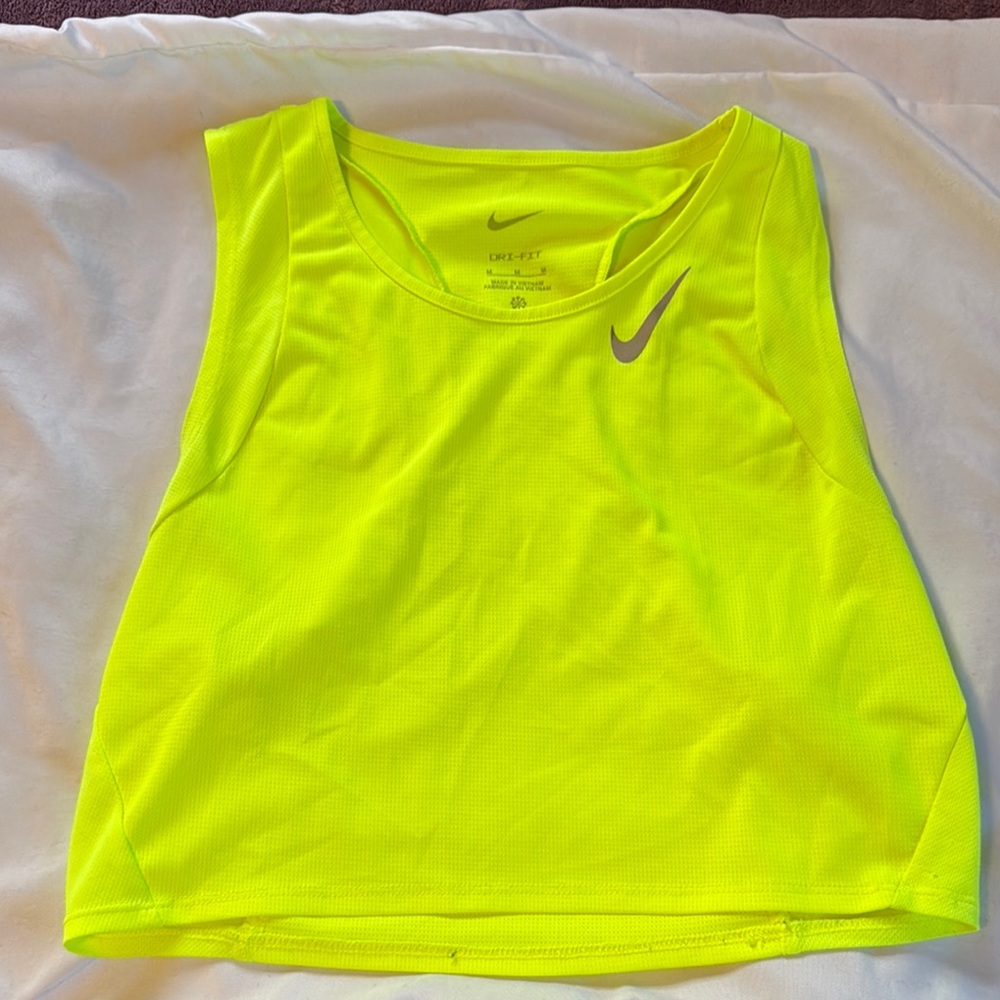 Nike Bright Yellow Dri-FIT Tank